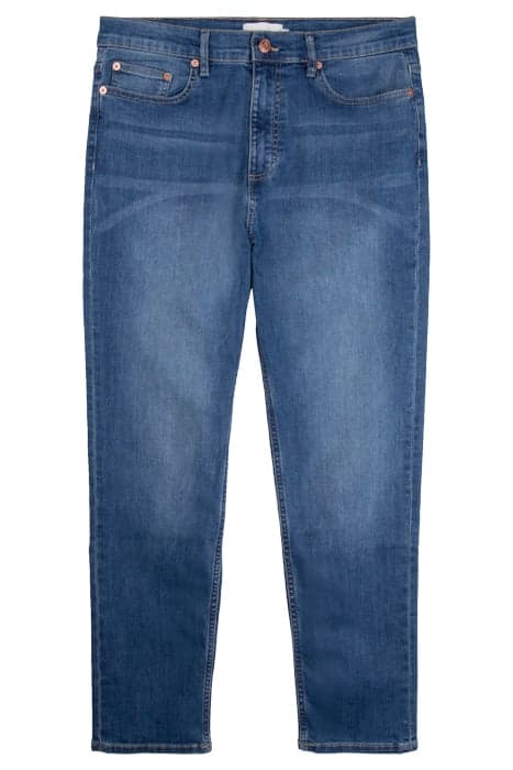 HIGH RISE SLIM STRAIGHT JEAN BLUE MID by French Connection