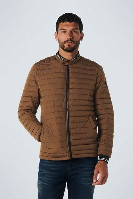 JACKET SHORT FIT PADDED CAMEL by No Excess