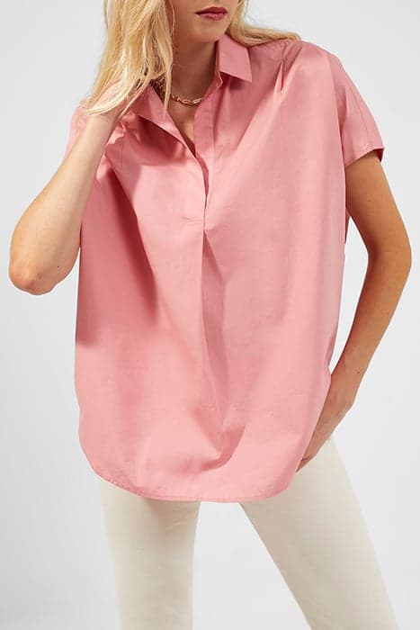 CELE SLEEVELESS RHODES SHIRT BRANDIED PINK by French Connection