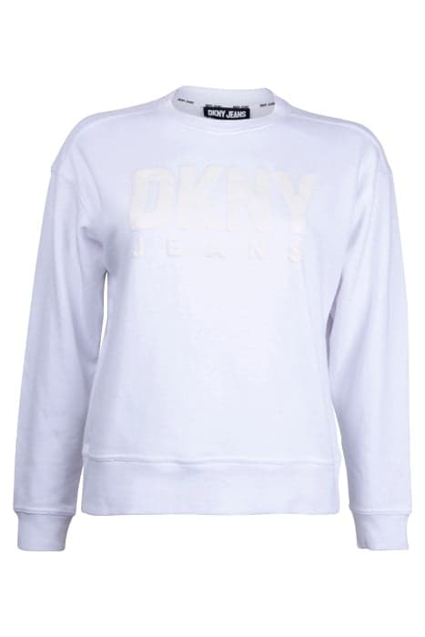 CREW NECK L/S GRAPHI WHT/EGGNOG by DKNY