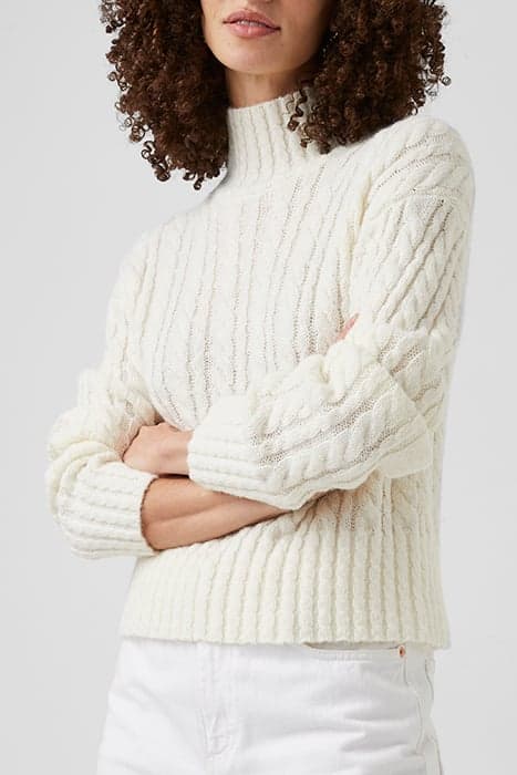 JACQUELINE CABLE HG NK JUMPER EMBERGLOW by French Connection