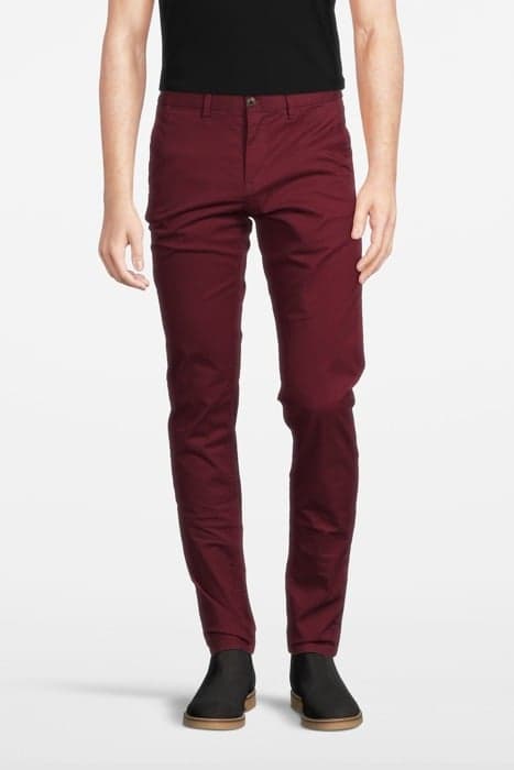 NOS MOTT - CLASSIC SLIM FIT CHINO BORDEAUX by Scotch & Soda