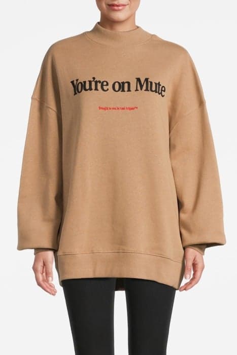 MUTE SWEATSHIRT CAMEL BEIGE by Axel Arigato