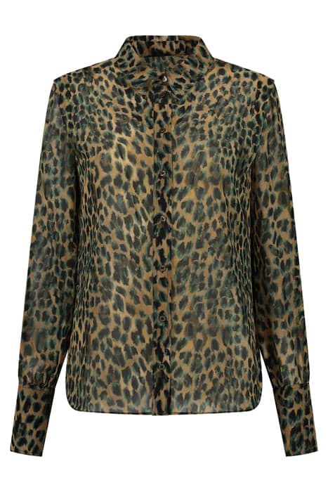 STALLER BLOUSE LEOPARD by Fifth House