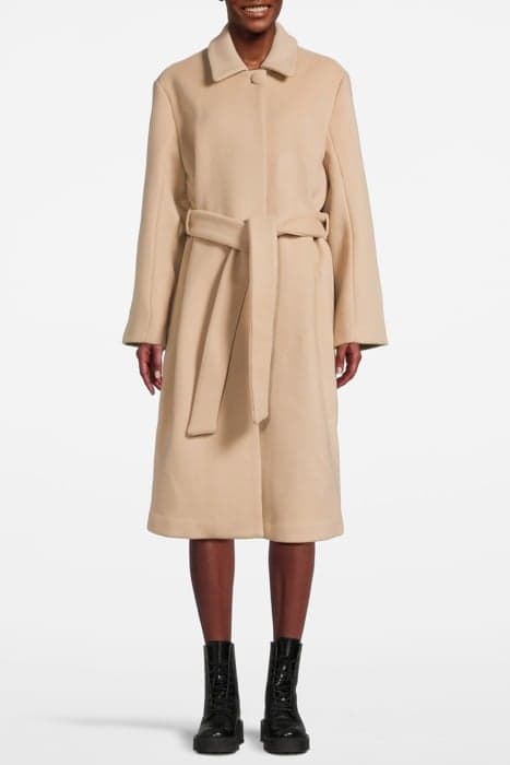 MILLENIUM WOOL COAT PALE BEIGE by Axel Arigato