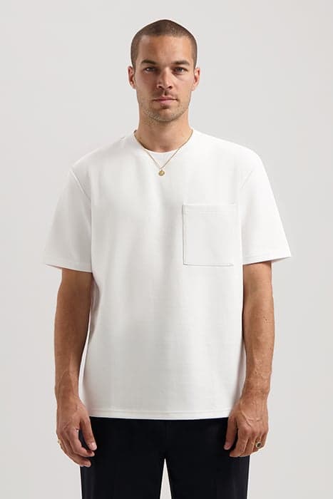 DS_EBBE T-SHIRT BOXY FIT WHITE WHITE by Dstrezzed