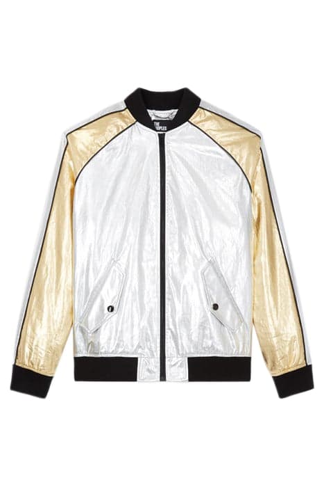 BICOLOR GOLD SILVER JACKET SILVER / GOLD by The Kooples