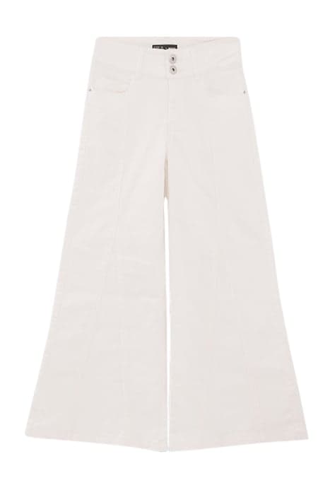 GIRLS’ WHITE WIDE-LEG MOM JEANS by IKKS