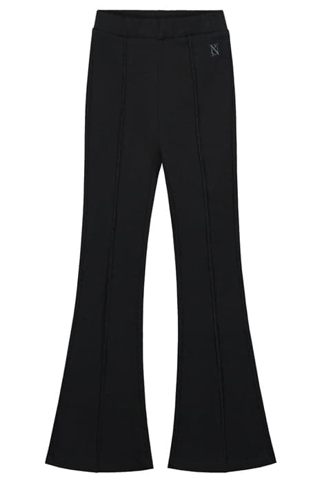 LETTUCE RIB PANTS BLACK by NIK & NIK