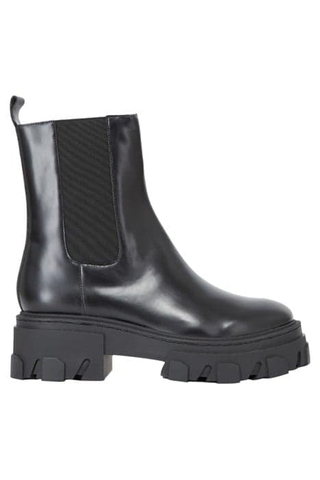 LEATHER CHELSEA BOOTS WITH CHUNKY SOLE BLACK by The Kooples