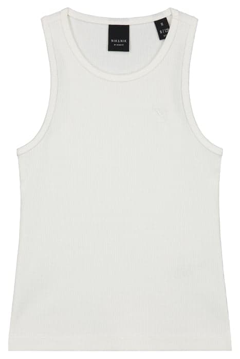 RIB SINGLET OFF WHITE by NIK & NIK