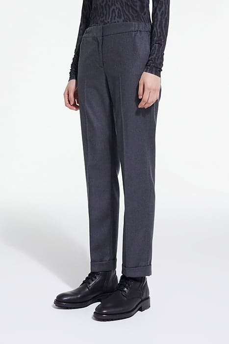 SUIT TROUSERS WITH ELASTIC WAIST DETAIL GREY by The Kooples