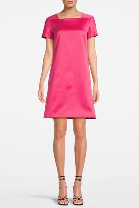 DRESS SATIN DUCHESSE ROSE SHOCKING by Paule Ka