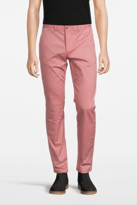 ESSENTIALS STUART - COTTON STRETCH TWILL CHINO WEATHERED PIN by Scotch & Soda