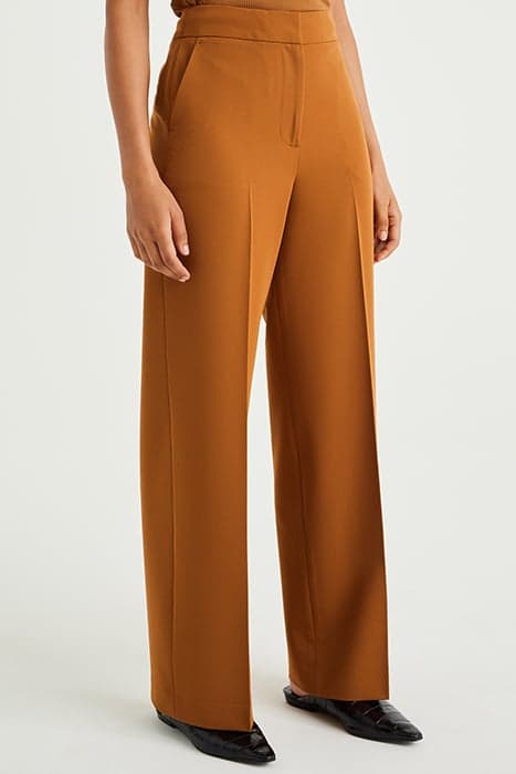 TROUSER CINNAMON BROWN by WE Fashion