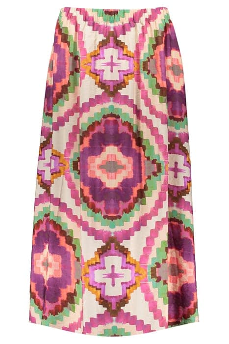 SKIRT FUCHSIA/SOFT GREEN by Geisha