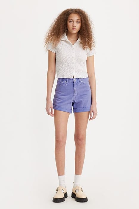 ROLLED 80S MOM SHORTS DUSTY PERSIAN VIOL by Levi's