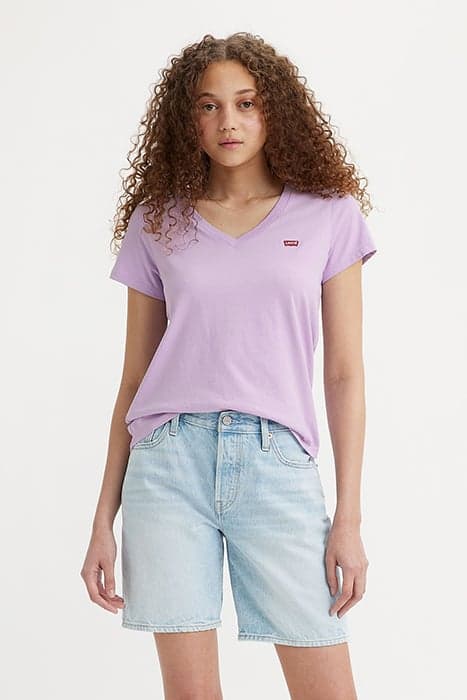 PERFECT VNECK PURPLE ROSE by Levi's