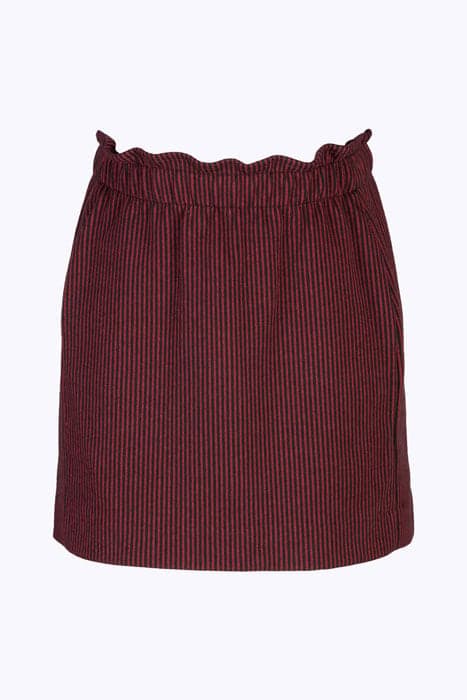 GIRLS COOSJE STRIPE SKIRT WINE by BY-BAR