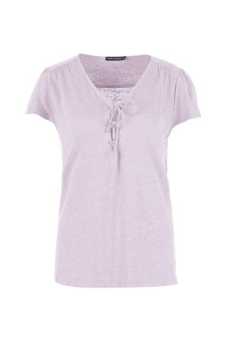 JERSEY LINEN T-SHIRT PURPLE by River Woods