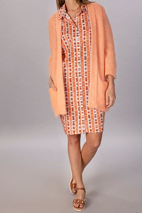 KNITTED CARDIGAN ORANGE by River Woods