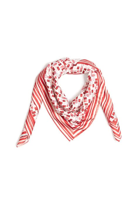 PRINTED SCARF RED by River Woods