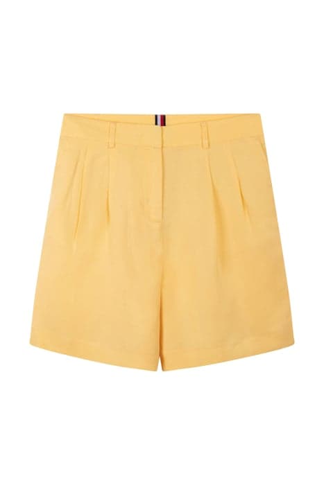 LINEN TENCEL SHORT YELLOW  by Tommy Hilfiger