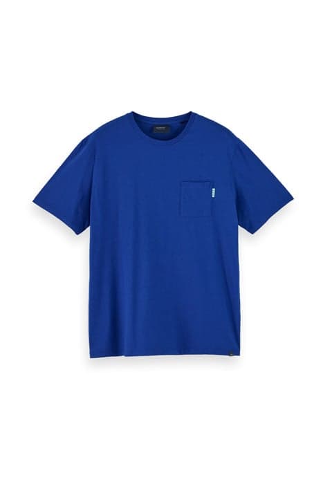 FABRIC DYED POCKET TEE YINMIN BLUE by Scotch & Soda