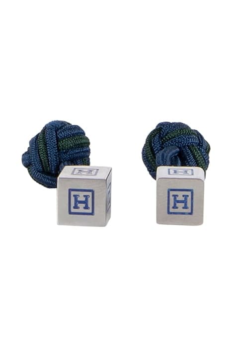 ECI SILK KNOT H CUBE NAVY/GREEN by Hackett London