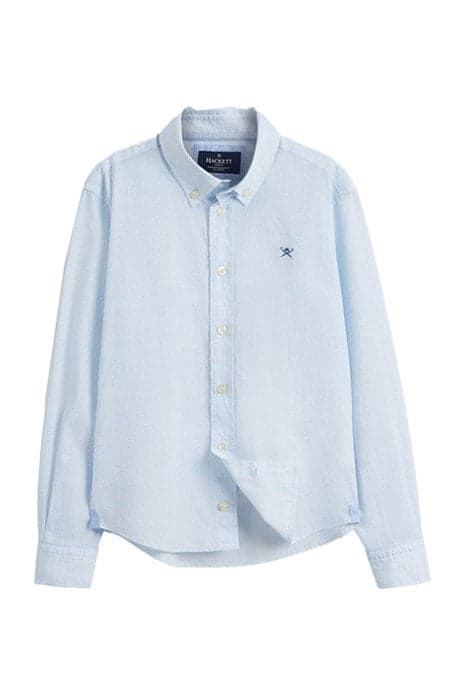 NUMBER PRINT B SKY/WHITE by Hackett London