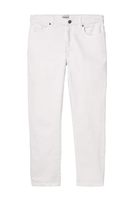 WHITE DENIM STRAIGHT CROP WHITE by White Stuff