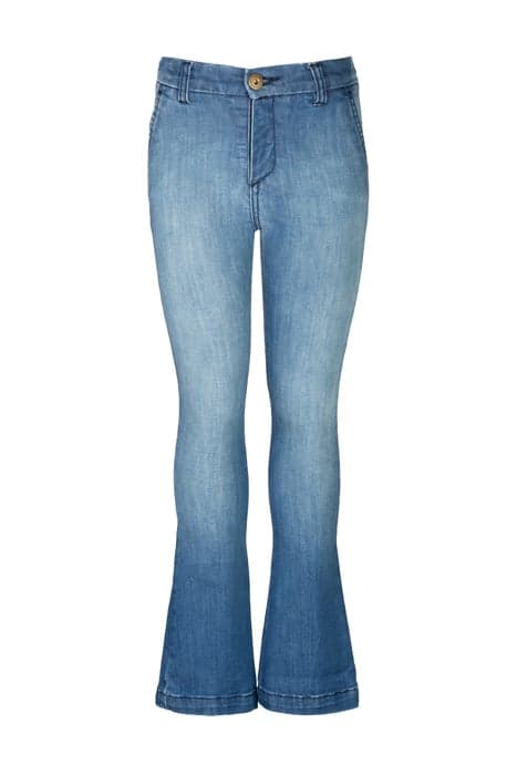 GIRLS LEILA PANT BLUE DENIM LIGHT DENIM by BY-BAR