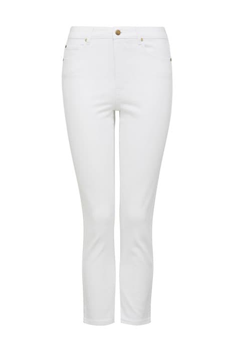 ISABEL MID RISE STRAIGHT CROP JEAN WHITE by Forever New