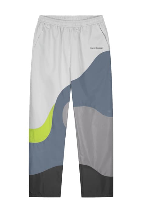 GREY REFLECTIVE GREEN HUKA PANTS by Daily Paper