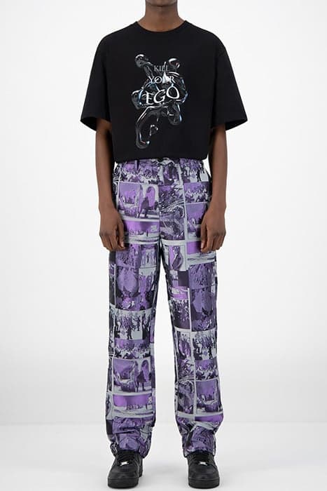 PURPLE COMIC JEZIP PANTS by Daily Paper