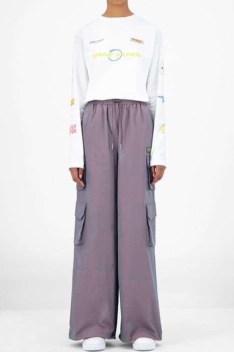 PURPLE GREEN REFLECTIVE JENSINE PANTS by Daily Paper