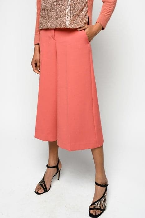 MELTEN CULOTTE TROUSERS MINERAL RED by PINKO