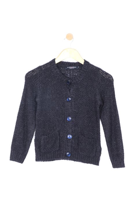 CREWNECK BUTCARD LS POCKET BLUE by River Woods