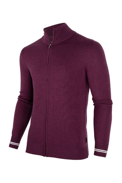 ROMAGNO CARDIGAN MID PURPLE by Cavallaro Napoli