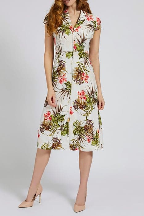 KYLIE PRINTED DRESS TROPICAL BOUQUET TROPICAL BOUQUET by Marciano by Guess