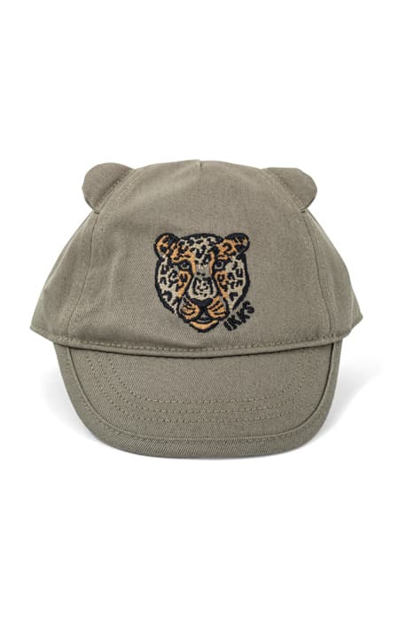 BABY BOYS’ BRONZE LEOPARD-EMBROIDERED CAP by IKKS