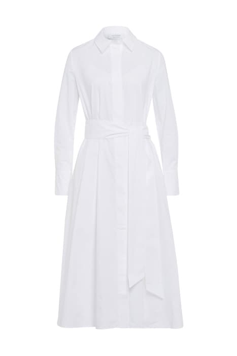 DINA SHIRT DRESS MIDI LENGTH BRIGHT WHITE by Ivy Oak