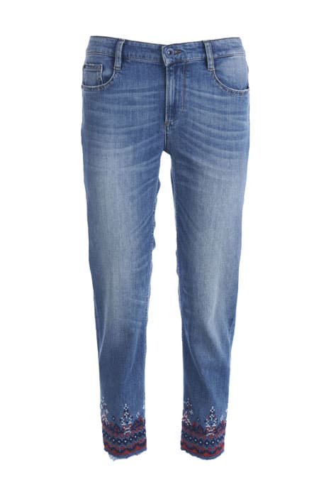 STRAIGHT RAW CUT JEANS BLUE by River Woods