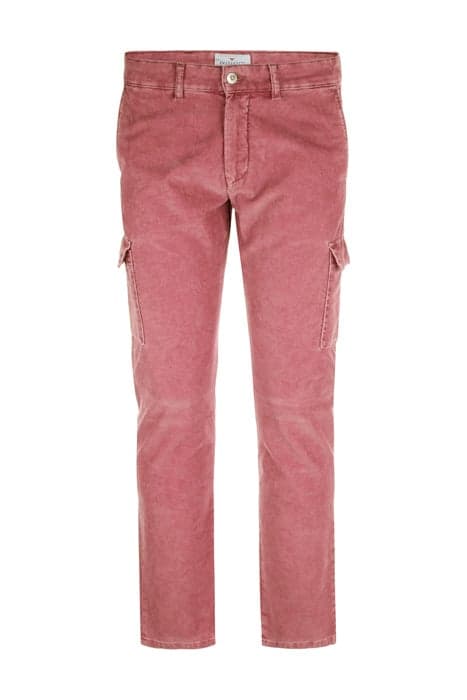 WASHEDCORD CARGO PANT RED by Steppin' Out