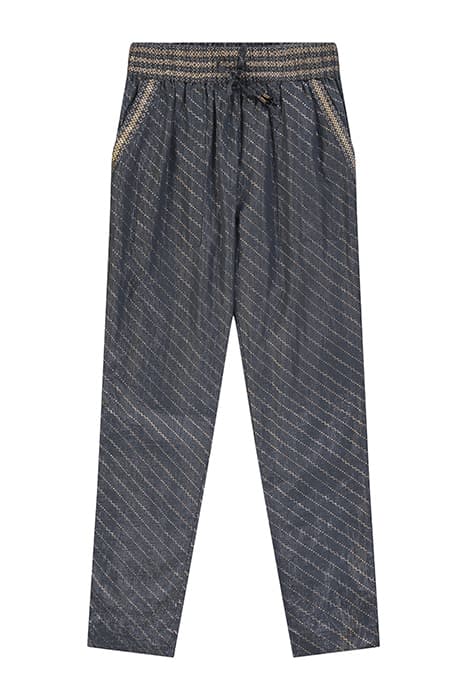 BOHO COTTON PANTS WITH LUREX STRIPES COMBO B by Scotch & Soda