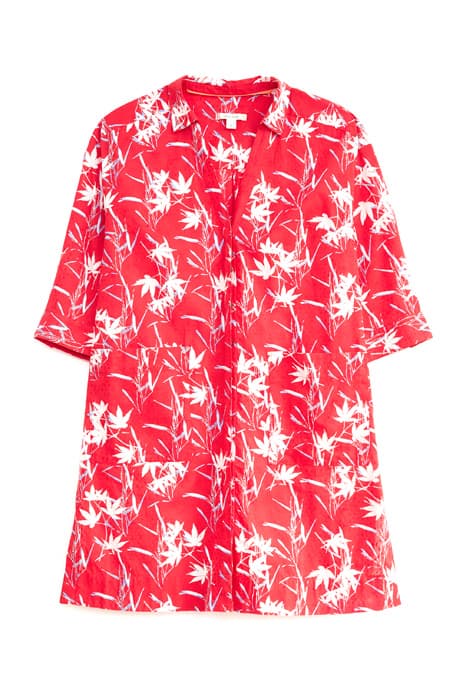 PALM SHIRT DRESS RED PR by White Stuff