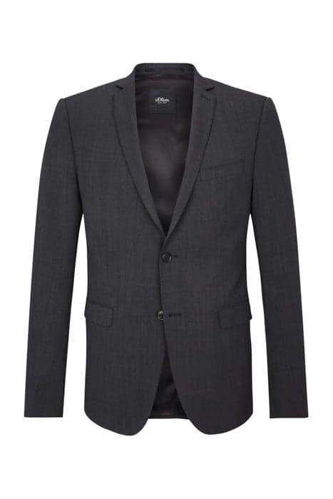 BLAZER LONG SLEEVE COSIMO BLACK LABEL BLACK DOBBY by s. Oliver