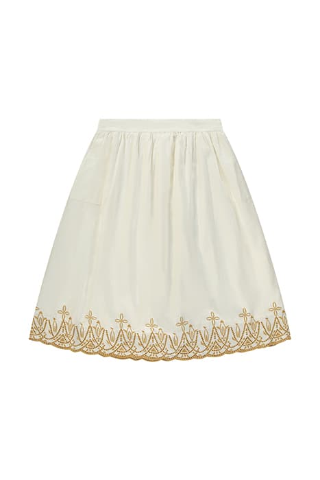 FERN EMBROIDED SKIRT NAT MLT by White Stuff