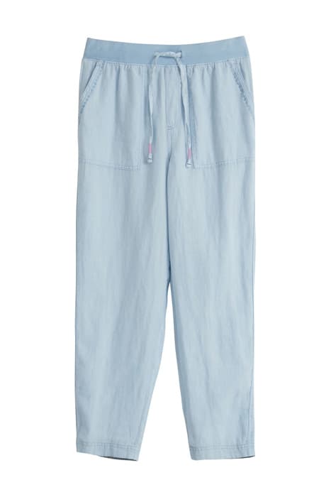 EFFIE LINEN TROUSER LGT BLUE by White Stuff