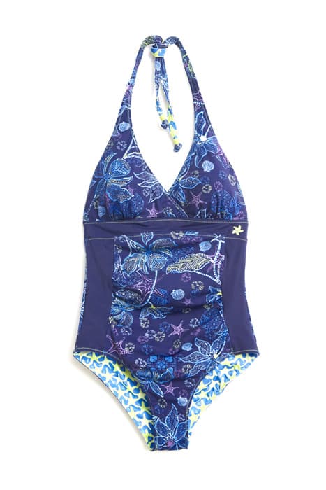 COASTAL REVERSIBLE SWIMSUIT NAVY MULTI by White Stuff